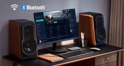 Колонки Edifier S1000W Brown 120 Вт премиальная Wi-Fi акустика с Hi-Res звучанием