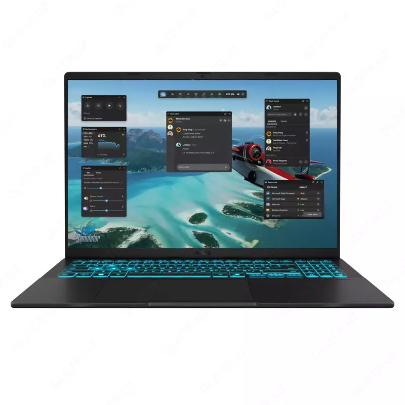 Noutbuk Asus Vivobook V16 core 7-240H | 16GB | 8GB RTX5060 | 16,0" WUXGA 2K 165Hz