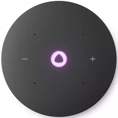 Yandex Stansiya Mini 3 Pro Qora Alisa bilan ixcham aqlli karnay