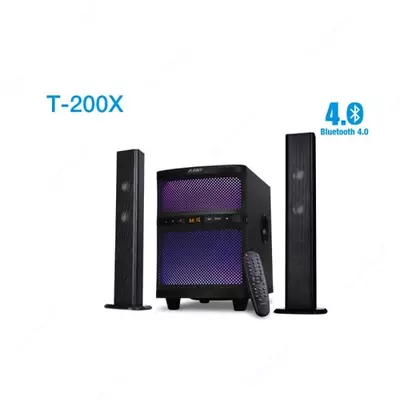 Мультимедийная акустика Fenda T-200X (USB) – мощная акустическая система 2.1 с Bluetooth, FM-радио и USB