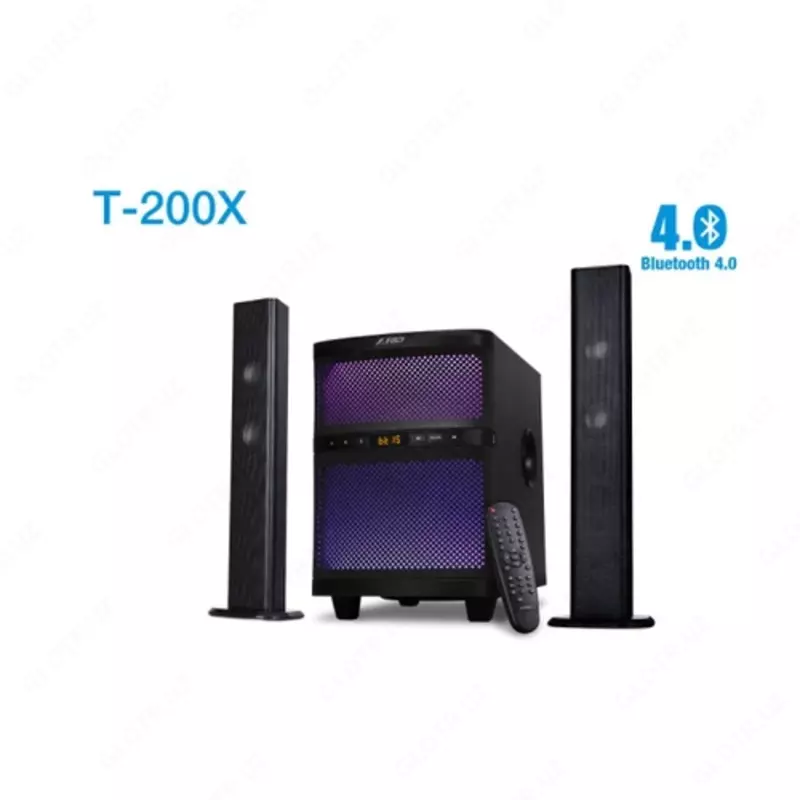 Мультимедийная акустика Fenda T-200X (USB) – мощная акустическая система 2.1 с Bluetooth, FM-радио и USB