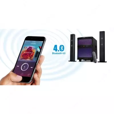 Мультимедийная акустика Fenda T-200X (USB) – мощная акустическая система 2.1 с Bluetooth, FM-радио и USB