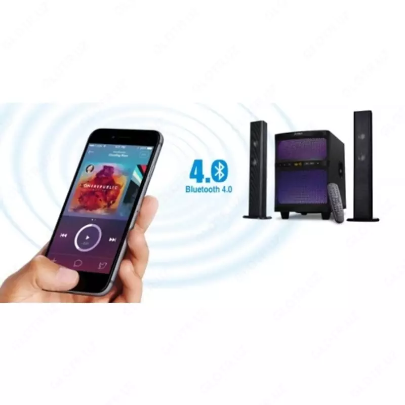Мультимедийная акустика Fenda T-200X (USB) – мощная акустическая система 2.1 с Bluetooth, FM-радио и USB
