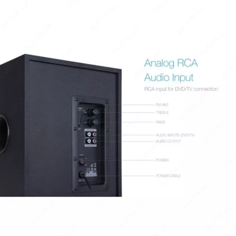 Мультимедийная акустика Fenda T-200X (USB) – мощная акустическая система 2.1 с Bluetooth, FM-радио и USB