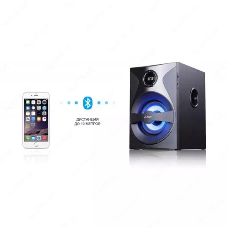 Мультимедийная акустика Fenda F3800X (FM) – мощная акустическая система 5.1 для домашнего кинотеатра