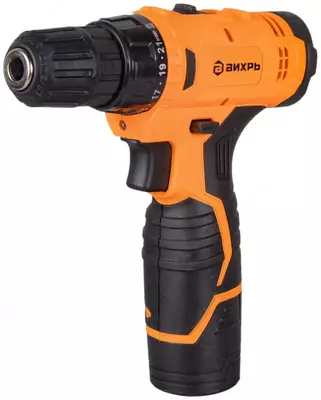 Аккумуляторная дрель - шуруповерт "Вихрь" ДА-12Л-2КА (72/14/26) - 411 000 сум / комплект