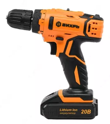 Аккумуляторная дрель - шуруповерт "Вихрь" ДА-20Л-2К (72/14/21)