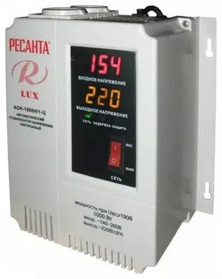 Стабилизатор напряжения Ресанта АСН-1000 Н/1-Ц Lux (63/6/14)