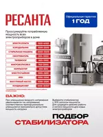  Resanta kuchlanish stabilizatori ASN-20000/3 (63/4/6) - 
