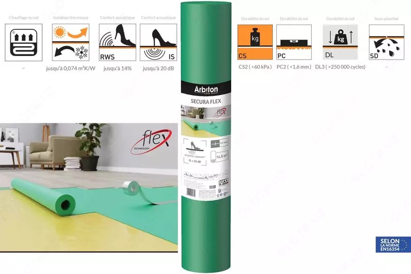 Подложка под ламинат ( паркетную доску) ARBITON SECURA FLEX 2мм (Польша) - 36 000 сум