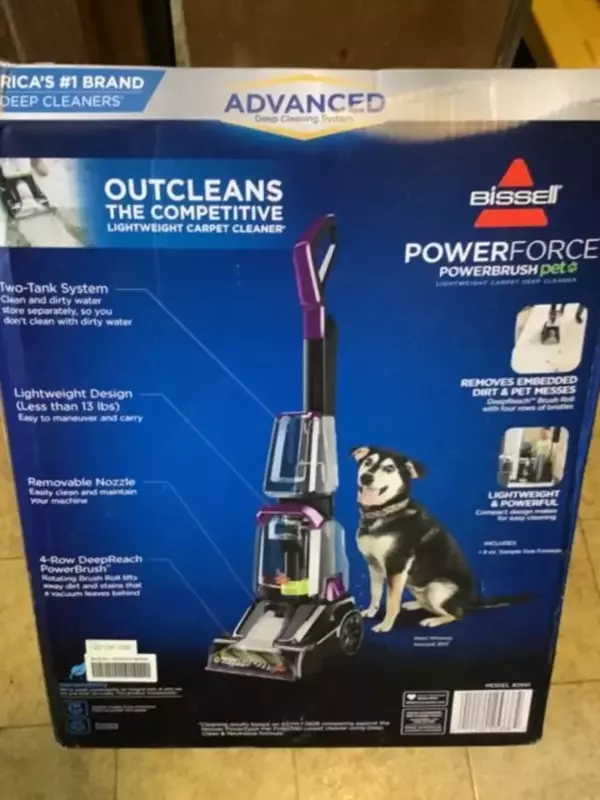 ПЫЛЕСОС BISSEL POWERFORCE POWERBRUSH PET LIGHTWEIGHT CARPET WASHER 2910