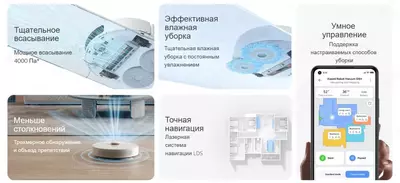 Робот-пылесос Xiaomi Mi Robot Vacuum S10 белый с гарантией и доставкой. Только в розницу