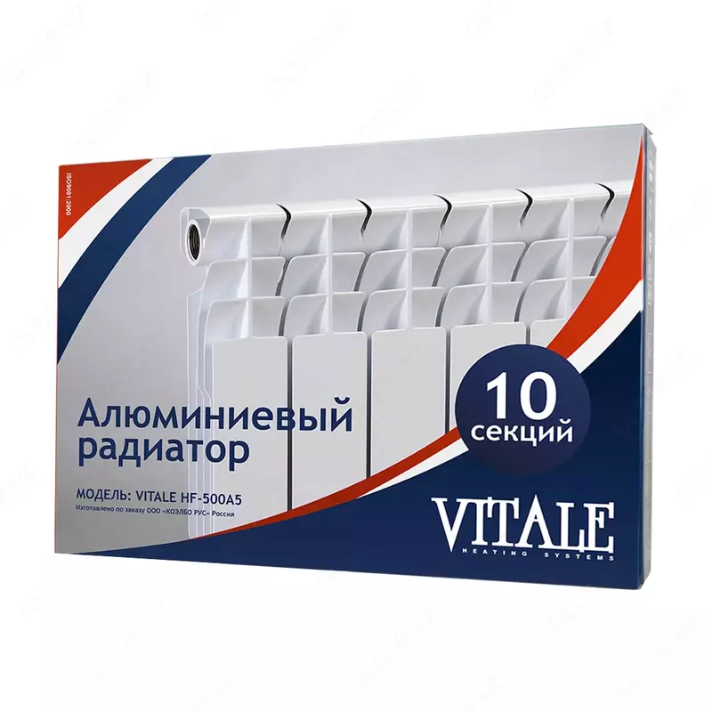 117 000 so'm Радиатор алюминиевый VITALE HF-500A5 новые с гарантией и доставкой.