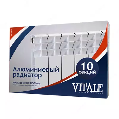 117 000 сум / шт. Радиатор алюминиевый VITALE HF-500A5 новые с гарантией и доставкой.