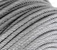 Канат двойной свивки тк конструкции 6х19  Покрытие: оцинкованный