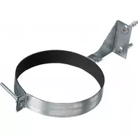 Крепление воздуховодов вентиляции к стене  Размер: М8; 105х27х3; 65х18х2.5 мм  Материал: сталь; нержевеющая сталь  Покрытие: оцинкованное