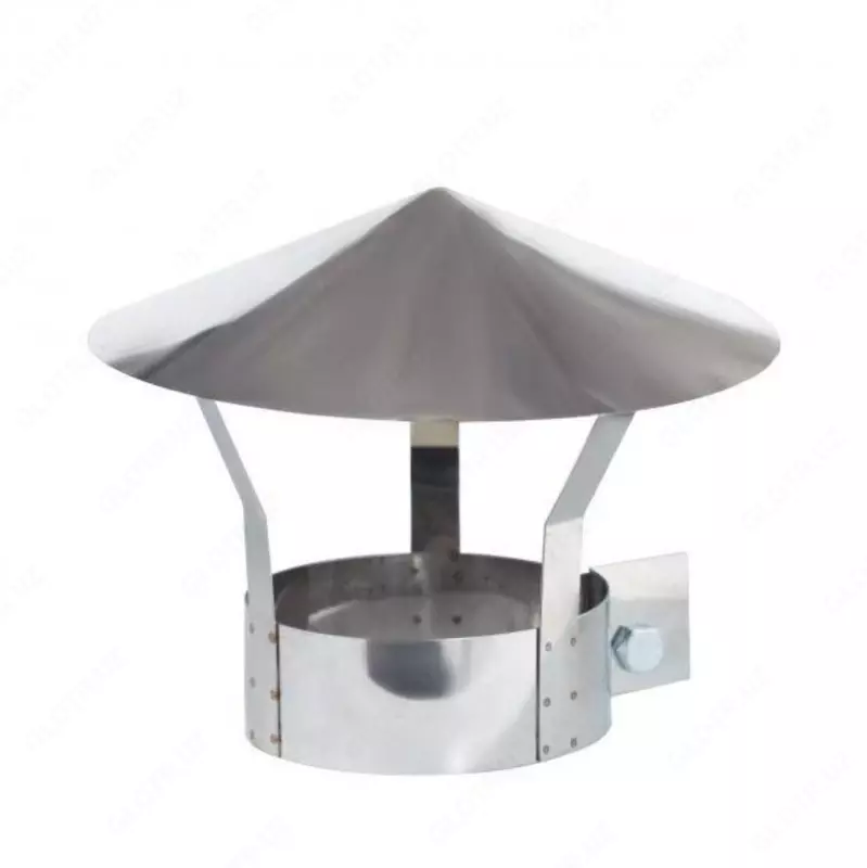 Зонт круглый зк 00.000 01  D= 50-1600 мм  s= 0 5-0 9 мм  H= 150-1265 мм  Вид: вентиляционный; грибок; вытяжной  Соединение: ниппельное; на хомуте...  Материал: полипропилен; оцинкованная сталь…