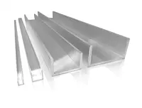 Швеллер алюминиевый 50х30х4 мм  Марка: АД31Т1; АД31Т; АМг6...