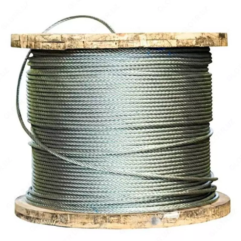 Polat arqon GOST 3077 80  D= 4 6-46 mm  Qoplama: engil; galvanizli; qora