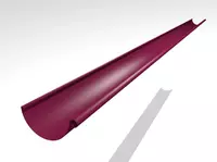 Отлив водосточный оцинкованный  B= 50-550 мм  L= 1 5-3