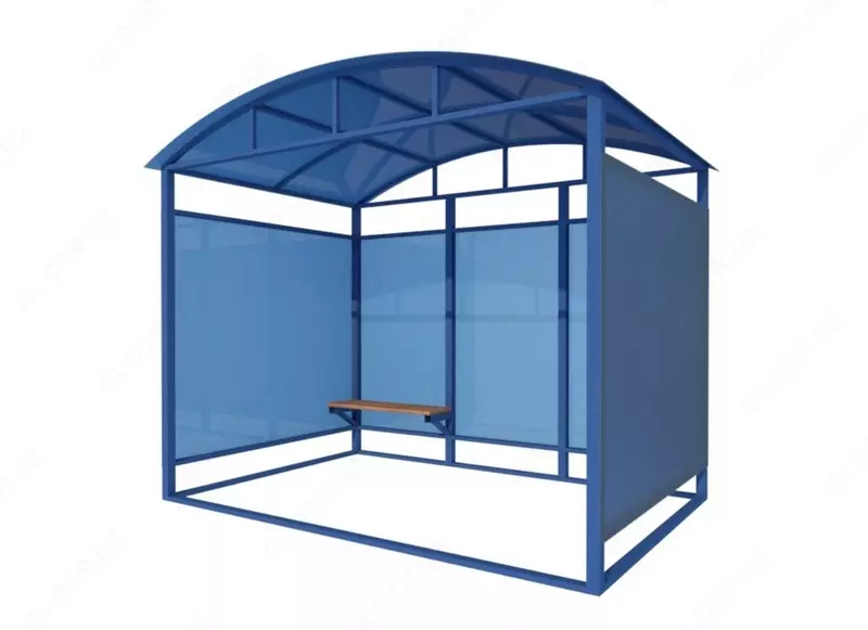 Chekish pavilyonlari L= 2000; 2500; 3000... mm  Kengligi: 1650; 1800; 1840... mm  H= 2300; 2500; 2540.. mm  Qoplama: tuproq; emal