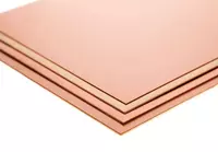 Медный лист для камина  s= 0 1-150 мм  Раскрой: 0.6х1.5; 1х2; 0.6х2... м  Марка: М1; М1м; М1т...  Стандарт: ГОСТ 1173-2006; ГОСТ 495-92