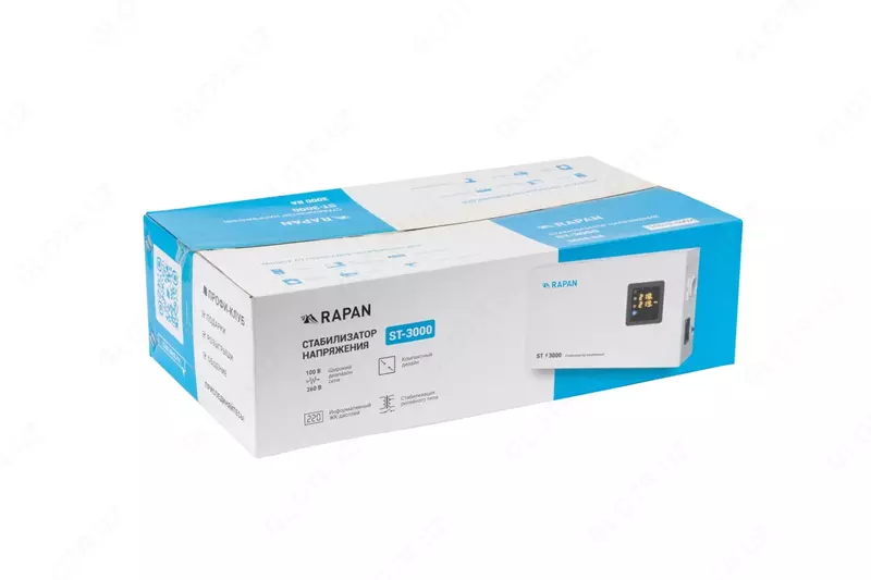 CТАБИЛИЗАТОР НАПРЯЖЕНИЯ RAPAN ST-3000 от {0} сум - ООО "CKAT-TEXHO"
