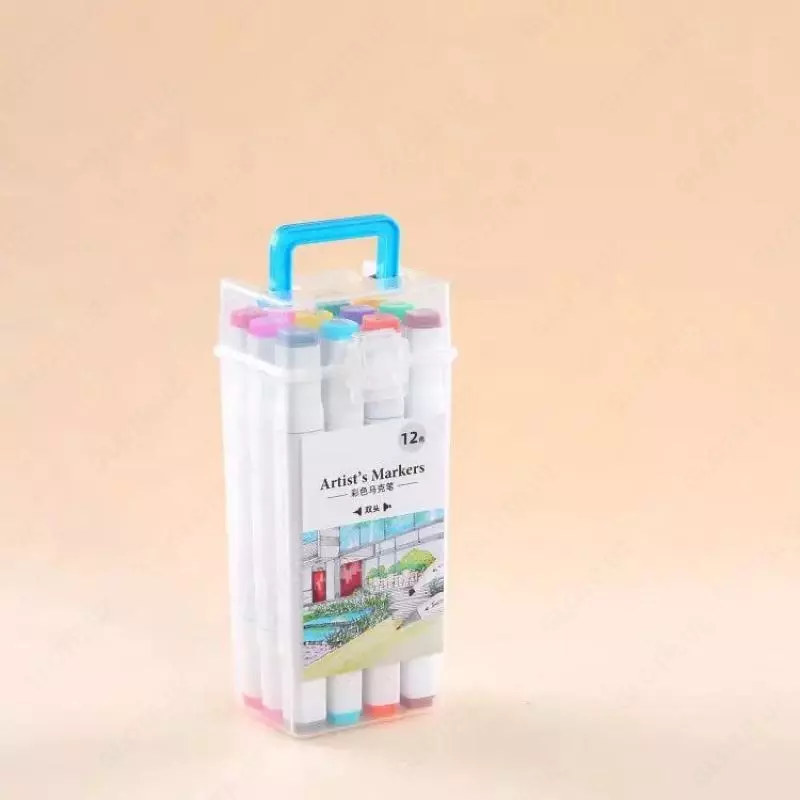 Художественные маркеры 12 цветов