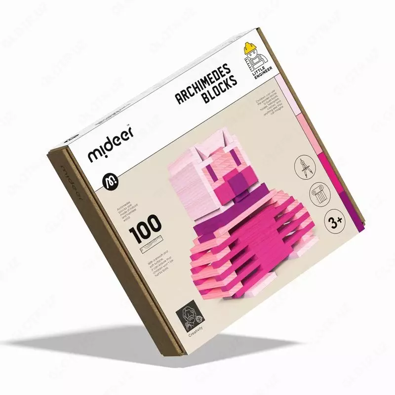Mideer Деревянный конструктор 100 деталей