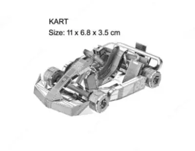 Сборная 3D модель"Картинг"