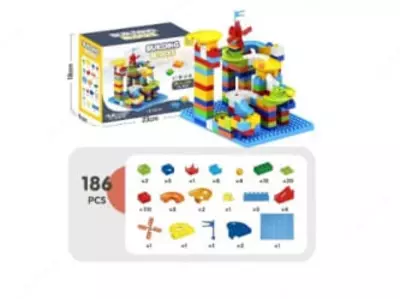 KRB Конструктор Лего блоки (186pcs)