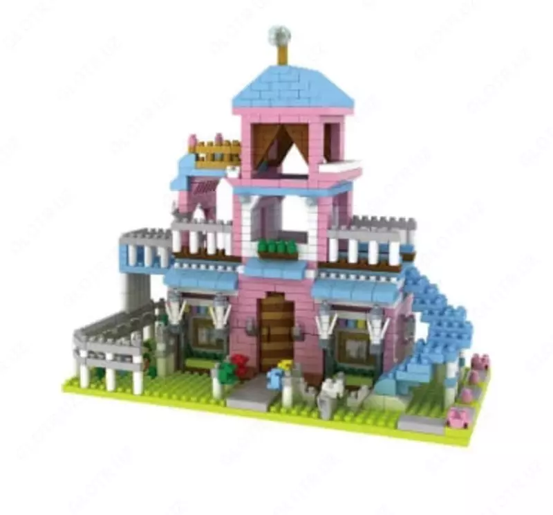 Конструктор блочный YZ 034 (1073 деталей)