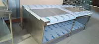 Стол-купе из нержавеющей стали с полкой - 8 000 000 сум
