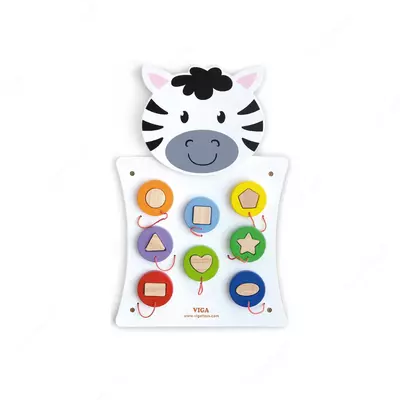 Бизиборд для детей «Зебра»