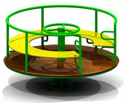 Детская уличная качеля "Карусель"