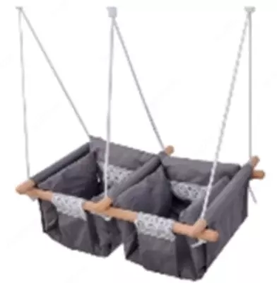 Двухместное подвесное сиденье для качели с мягким покрытием JMK 135/большой шоурум/большой ассортимент