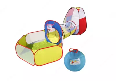 Палатка игровая с туннелем «Радужный домик» JMP 3004/широкий ассортимент