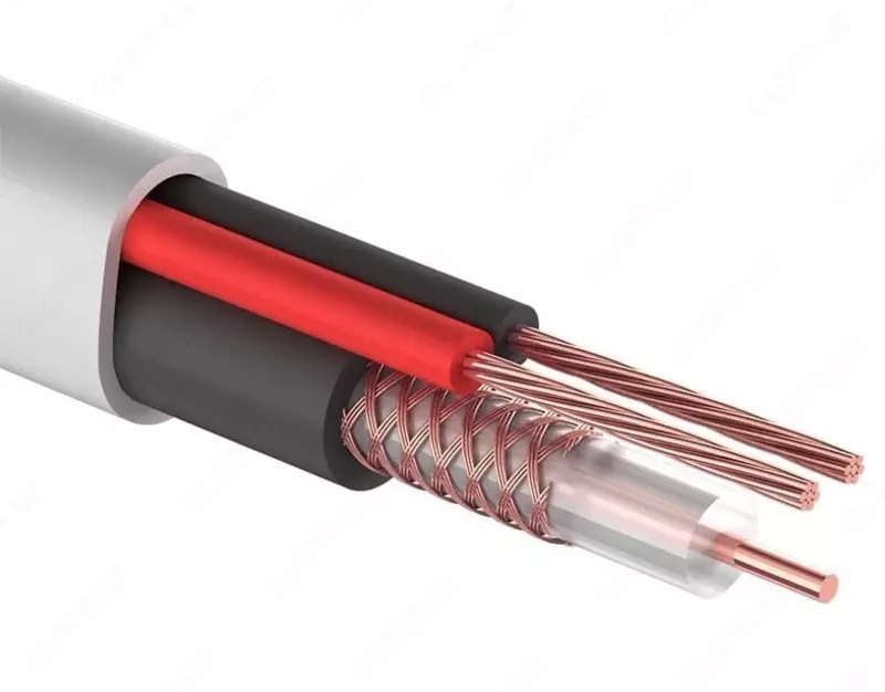 Koaksiyal yuqori chastotali kabel KKVng 2 x 0,35 mm