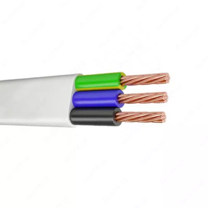 Izolyatsiya qilingan tekis universal sim PUGNP-3 (1,5 - 2,5 mm) TU 16.K13-020-93