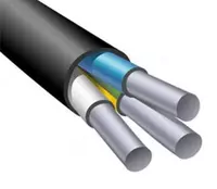 Силовой алюминиевый кабель АВВГ 3х2