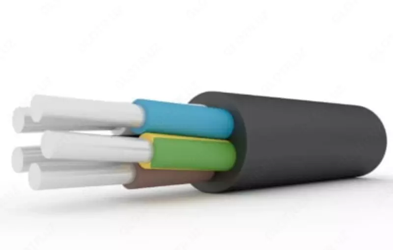 Alyuminiy quvvat kabeli AVVG 5x2,5(ozh)-0,66