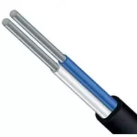 Силовой алюминиевый кабель АВВГ-П 2х2