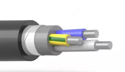 Quvvatli zirhli alyuminiy kabel AVBbShv 3x16(ozh)-0,66