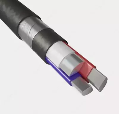 Kuchli zirhli alyuminiy kabel AVBbShv (3x70-1 - 3x240-1)