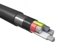 Силовой бронированный алюминиевый кабель АВБбШв 3х6+1х4(ож)-1