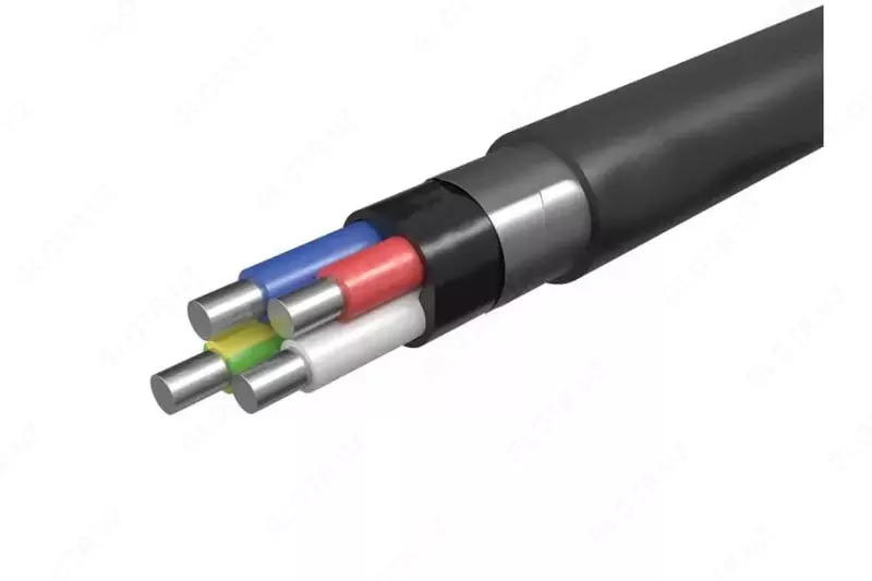 Kuchli zirhli alyuminiy kabel AVBbShv (4x4(ozh)-1 - 4x50(ozh)-1)