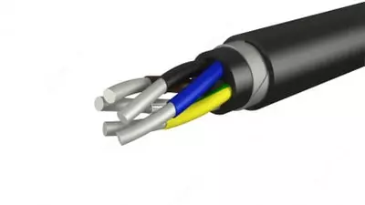 Kuchli zirhli alyuminiy kabel AVBbShv (5x4(ozh)-1 - 5x35(ozh)-1)