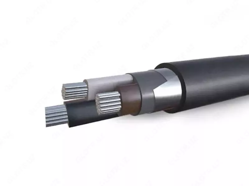 Kuchli zirhli alyuminiy kabel AVBbShvng (3x70-1 - 3x240-1)