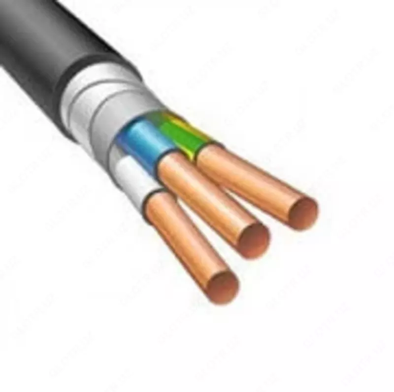 Quvvatli mis zirhli kabel VBBShv 3x2,5(ozh)-0,66 - 3x10(ozh)-0,66 da)