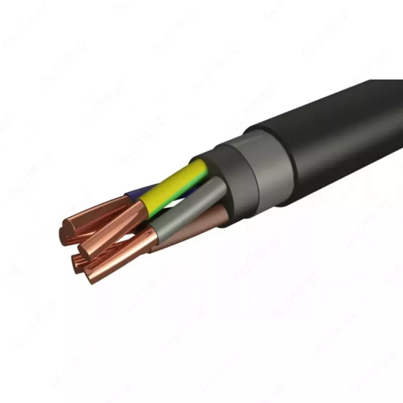 Quvvatli mis zirhli kabel VBBShV 5x6(ozh)-0,66